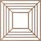Ekena Millwork Raven Wood Fretwork Pierced Ceiling Medallion, Wood (Paint Grade), 24"OD x 8 3/4"ID x 3/8"T CMWP24X24X0375RAMF - alternate 4